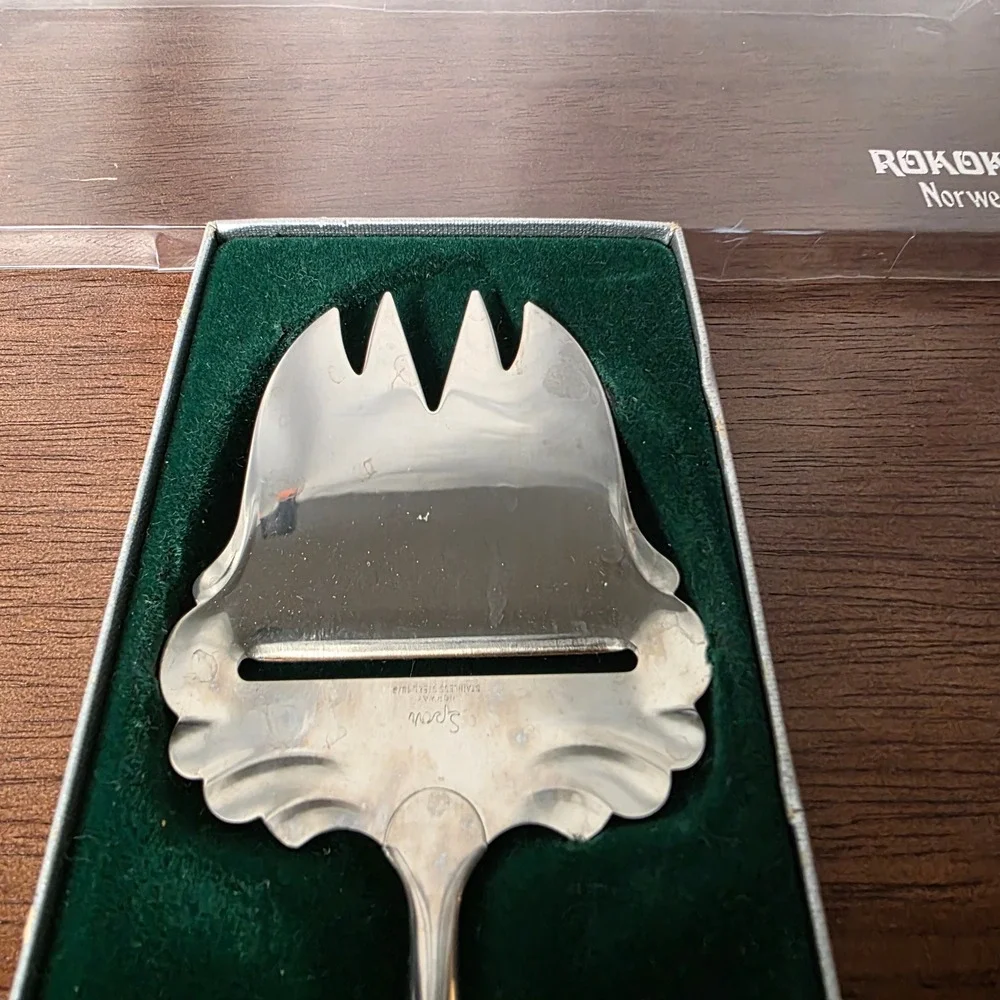 Rokokko-tinn Norwegian Pewter Cheese Slicer Norway Scandinavian Scandi Kitchen